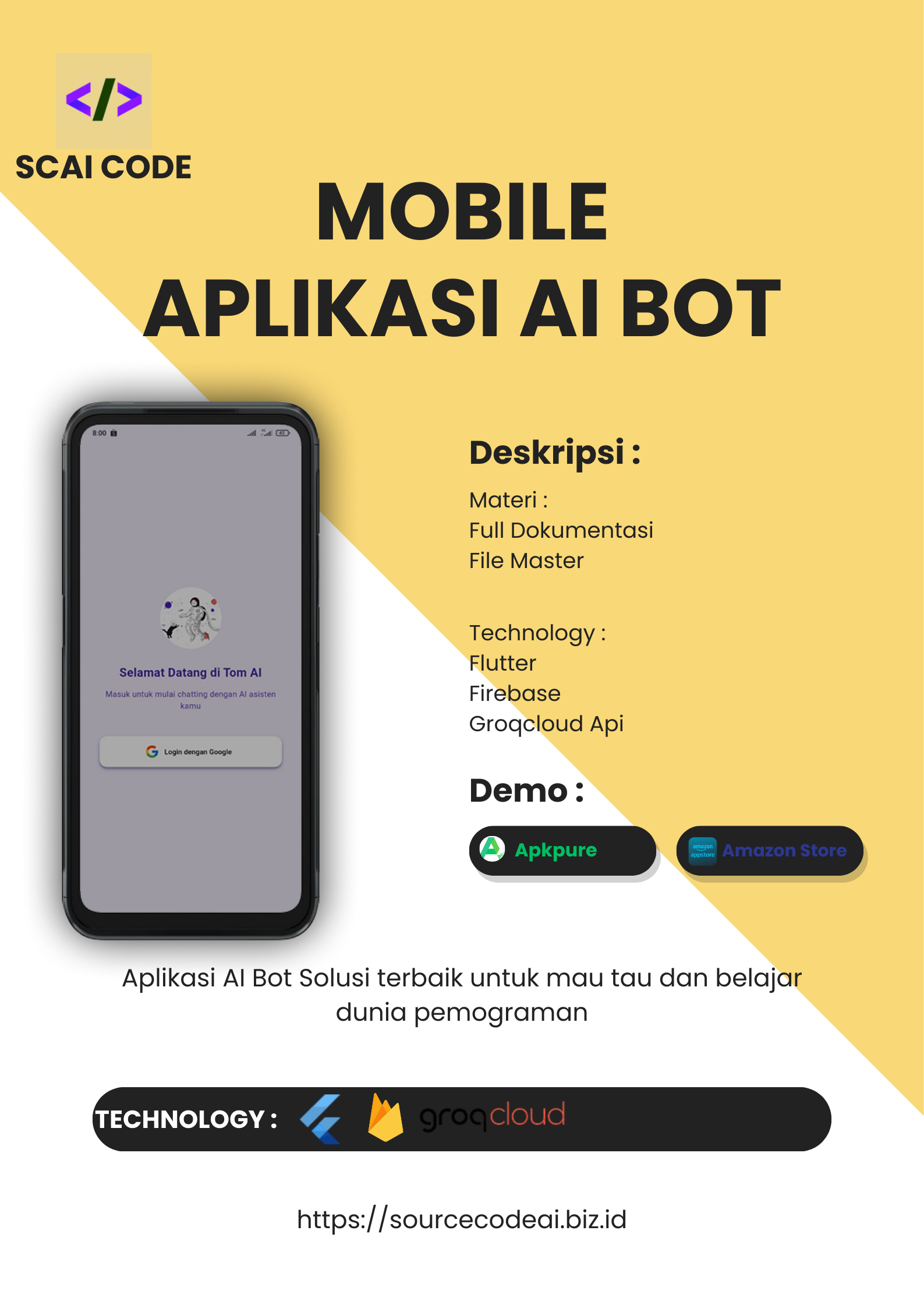 Mobile Aplikasi AI Bot - TOM AI 2025